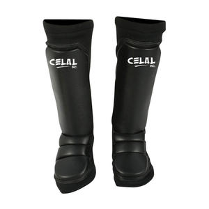 Espinillera de cuero genuino para entrenamiento de boxeo, Muay Thai, alta calidad, avanzada - Product Image 3