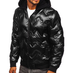 Blouson Bomber Homme OEM Automne avec Motif Visage Tendance, Doudoune à Capuche de Haute Qualité, Imperméable et Coupe-Vent - Product Image 2
