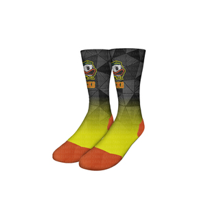 Chaussettes de sport pour hommes de haute qualité Logo personnalisé imprimé Chaussettes de sport légères sublimées par teinture - Product Image 1