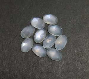 Haute qualité 4x5mm pierre de lune blanche naturelle lâche ovale Rose coupe Cabochon IGI certifié bijoux calibrés pour la vente en gros - Product Image 2