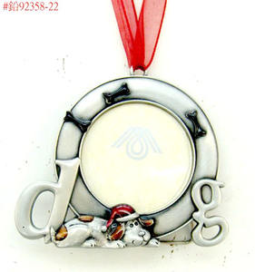 Adorno de Navidad para mascotas, marco de pata de perro, OEM, superventas - Product Image 2