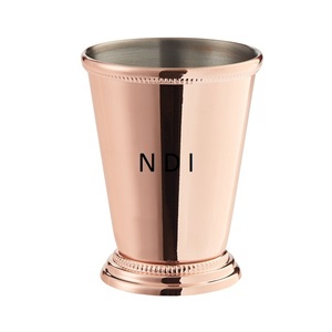 Pur solide moscou Mule cuivre tasse bière Julep tasse en vrac cuivre eau potable Julep tasse menthe Julep tasse - Product Image 2