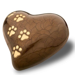 Best Selling High Quality Metallic Heart Shaped <b>Small</b> Keepsakes Cremation <b>Urns</b> <b>For</b> <b>Human</b> <b>Ashes</b>/Funeral Supplies - Product Image 2