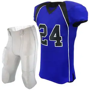 Camiseta Deportiva Sublimada de Fútbol Americano para Hombre, Talla Grande, con Pantalón Integrado, 100% Poliéster - Product Image 1