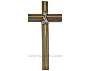 Primera Comunión Cruz de Madera Figura Bebé Niña - Product Image 1