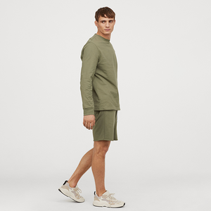 2021 de verano de los hombres, conjunto de dos piezas pantalones cortos 2 piezas de algodón jogger sudor pantalones cortos de hombres - Product Image 4