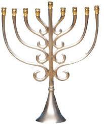 Best quality different designer 7 <b>branches</b> brass hand-crafted menorah Religious Candle Holder - Product Image 2