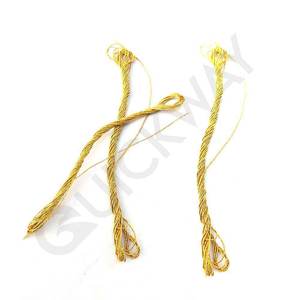 Meilleure vente de qualité Cordon de lingot rond tressé de 4mm Meilleure vente de couleur or massif par QUICK WAY INDUSTRIES - Product Image 6