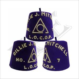 SHRINER CAPITAL CITY LODGE FEZ SHRINER FEZ PERSONALIZAR - Product Image 3