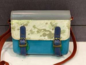 Nouvel arrivage de sacs à bandoulière en cuir de fourrure métallique recyclé pour femmes véritables sacs à bandoulière multicolores sacs à bandoulière de luxe fabriqués à la main - Product Image 2