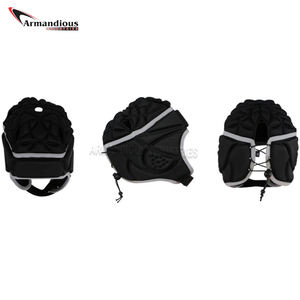 Casco de rugby personalizado carcasa acolchada suave ajustable para tipo de patrón de cara deportiva - Product Image 2