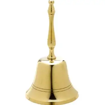 Hoge Kwaliteit Messing Hand Bell Gemaakt Van Goede Kwaliteit Brons Gemengd Met Andere Metalen Het Heeft Een Dikke Stem Groothandel prijs Delhi
