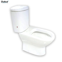 WC deux pièces élégant Aqua Coral, nouveau design, dimensions 760x360x755 mm, sanitaires en céramique pour maison et hôtel