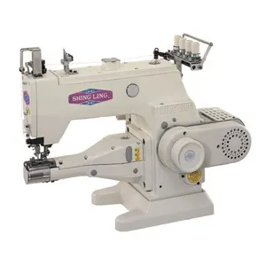 New | Shing Ling FW-777-603/SM | Feed-up-the-arm 3-needle 5-thread Interlock Machine with Differential Feed Ratio