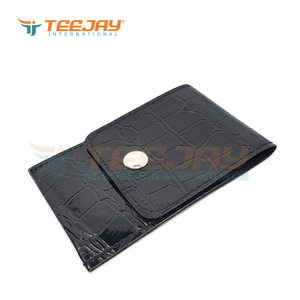 Nouvelle Arrivée Sourcil pince à épiler et ciseaux kit GRATUIT Noir Crocodile style Raxine Pochette Emballage Personnalisé Couleur et logo - Product Image 5