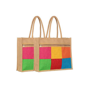 Bolso de yute con diseño personalizado, venta al por mayor, de la India, gran oferta - Product Image 5