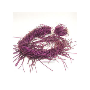 Bordado Francés Fino en Hilo de Cobre Verde Esmeralda Oscuro, Redondo y Liso, con Trabajos en Hilo Dorado, Luneville Tambour, Indian Gimp - Product Image 2