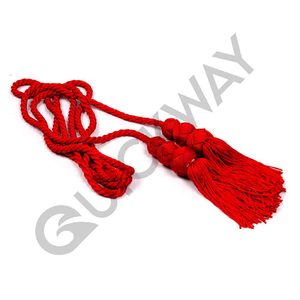 Cincture zingulum พู่เรยอน cincture สำหรับพระสงฆ์ที่กำหนดเองสีขาวและสีทองขายจำนวนมาก - Product Image 3