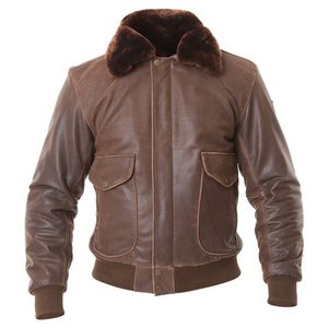 Chaqueta de Cuero Vacuno Personalizada de Alta Calidad, Servicio OEM, Nuevo Estilo, Largo Regular, Resistente al Viento, Impermeable y Transpirable - Product Image 4