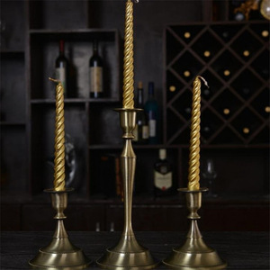 SOLID BRASS <b>SILVER</b> SHINING <b>CANDLE</b> <b>HOLDER</b> By BRASSWORLD INDIA - Product Image 4