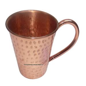 Taza de mula de Moscú de cobre martillado artesanal, para refrescos, Vodka, cerveza, vino, cóctel - Product Image 1