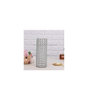 Florero de Metal chapado en oro para decoración del hogar y de la boda, maceta de Metal para flores, precio al por mayor - Product Image 1