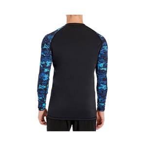 Rashguard à manches courtes pour homme, sublimation, anti-UV, respirant, séchage rapide, matière nylon/coton 160g, couleurs et logo personnalisés - ALL PRO - Product Image 6