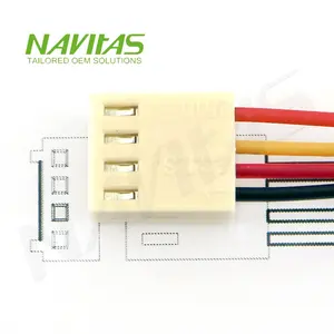 Assemblaggio cavo personalizzato connettore OEM Molex 2510-4P 2.54mm