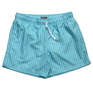 Pantalones cortos deportivos lisos y brillantes para hombre, Shorts de playa ligeros, de secado rápido, para nadar, para verano - Product Image 1