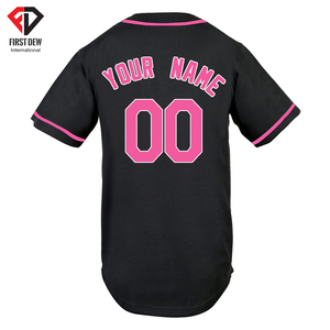 Maillot de Baseball avec Logo personnalisable pour hommes, manches mi-longues, col en V, maille Polyester, fabriqué au pakistan, nouvelle collection, 100%, 2022 - Product Image 2