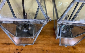 Meilleure qualité nouvelle paire décorative faite à la main de lampes de table lanterne intérieure et extérieure décoration de maison de noël - Product Image 2