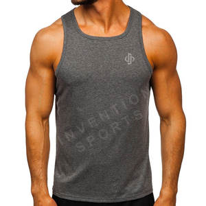 Débardeur musculaire en tricot surdimensionné décontracté pour hommes Gilet d'entraînement de grande taille avec manches coupées pour la musculation en salle de sport - Product Image 1