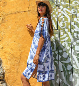 Summer Love Boho Women Wear Rayon Tie Dye Designer Kaftan - Product Image 3