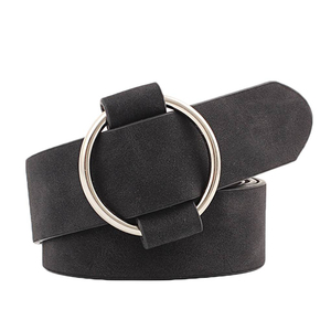 2021 ceinture en cuir PU personnalisée pour dames boucle de luxe ceinture en cuir véritable avec alliage et matériau en fer meilleur matériau - Product Image 1