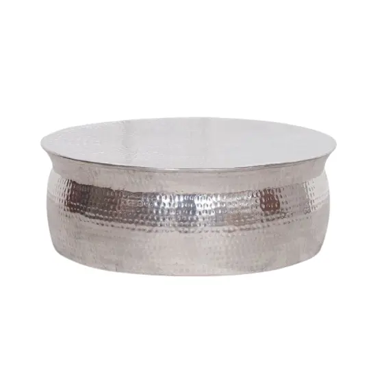 거실 장식 알루미늄 금속 커피 테이블 도매 수출 새로운 디자인 장식 금속 커피 센터 테이블