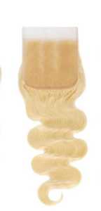 HAMDAAN IMPEX Soft Indian Wave Blonde Remy Hair Extensions et perruques en vrac avec fermeture à lacet faites à la main en Inde - Product Image 5