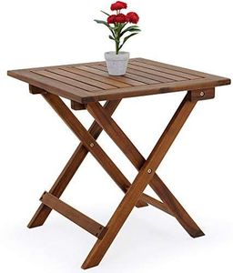 Acacia Solid Wood Teak Wood Chair Set Modern Minimalist Foldable Aluminum Frame Outdoor Dining Garden Patio Courtyard Farmhouse - Product Image 1