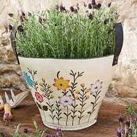 Set 3 Pot Bunga Ramah Lingkungan dari Ban Karet Daur Ulang untuk Taman Dalam/Luar Ruangan, Desain Minimalis Rustic untuk Dekorasi Rumah dan Kantor