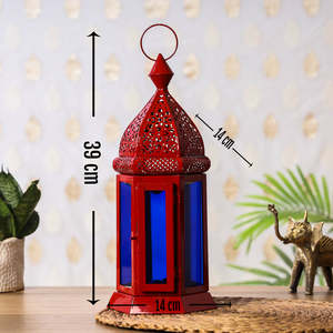Custom Color New Handmade Moroccan <b>Glass</b> <b>Lantern</b> Best Quality Decorative Metal for Home for Christmas - Product Image 3