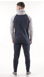 Venta al por mayor de sudaderas con capucha de talla grande unisex personalizadas para hombre, pantalones de chándal Fitness, chándales con logotipo impreso en XL - Product Image 5