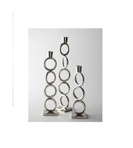 Handmade Elegant Ring Candle Stand Holder Tall Metal Design BRASSWORLD INDIA <b>Home</b> <b>Decoration</b> Inspired <b>Indian</b> Style (Inspired INS - Product Image 1