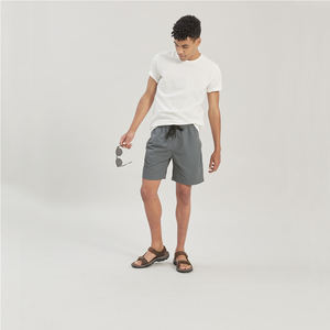 Short de Sport d'été mince décontracté pour homme, bermuda noir, vêtements classiques, short de plage pour homme - Product Image 3