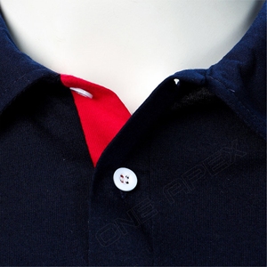 Camiseta de polo informal de alta calidad para hombre con manga corta al por mayor etiqueta privada/Bloque de color de impresión por One Apex - Product Image 4