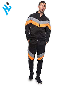 Traje estampado de alta calidad con logotipo personalizado para hombre, chaqueta cortavientos de EE. UU., cintura con cordón, pantalones de chándal, conjunto de chándal - Product Image 5