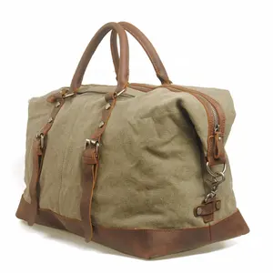 Лидер продаж 831, тяжелая Мужская Дорожная сумка из Ткани в стиле ретро, вещевая сумка