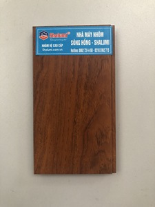 Shalumi-extrusión de aluminio, grano de madera, diseño personalizado - Product Image 5