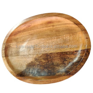 Commercial Modern Wooden Serving <b>Tray</b> by Kalavastu for Restaurants - Product Image 2