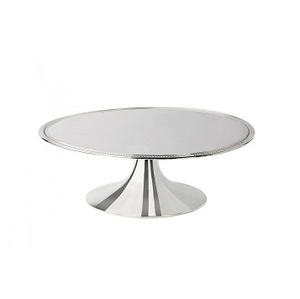 Vente en gros Nouveau design support à gâteau rond or avec cristal de qualité alimentaire de style ins pour les desserts de mariage moule à gâteau emballé dans un sac - Product Image 4