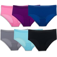 Braguitas de algodón suave para mujer, estilo hipster, transpirables, cómodas, flexibles, ajuste seguro, cobertura completa, tiro medio.