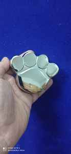 BRASS DOG PET PAW CREMATION URN FUNERAL SUPPLIES - Product Image 2